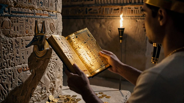 Book of Anubis Slot - Entdecker in &auml;gyptischer Grabkammer mit goldenem Buch